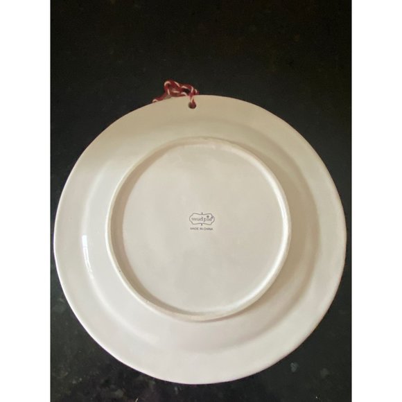 Mud Pie 12" White Sweet Swap Cookie ExchangePlatter - Picture 6 of 6